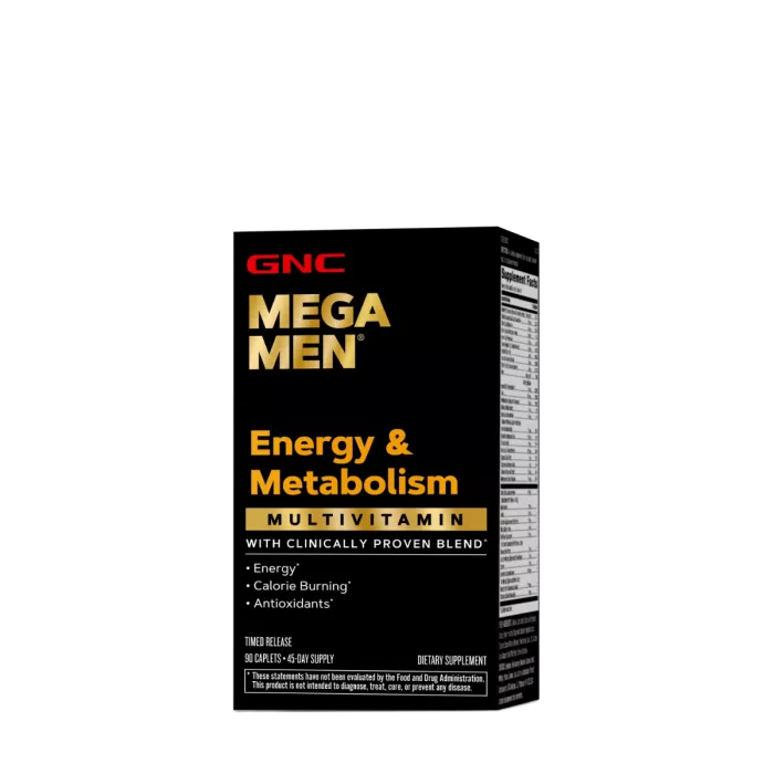 Gnc Mega Men Energy & Metabolism, Complex De Multivitamine Pentru Barbati, Energie Si Metabolism, 90 Tb Gnc Mega Men Energy & Metabolism, Complex De Multivitamine Pentru Barbati, Energie Si Metabolism, 90 Tb