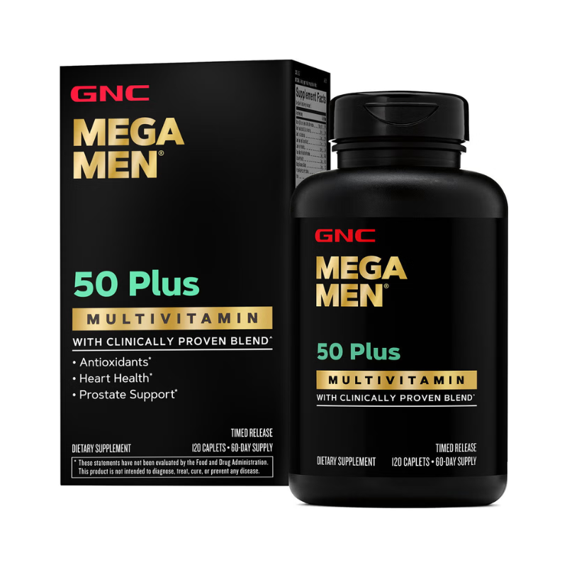 Complex de multivitamine pentru barbati 50 Plus (120 Tb), GNC Live Well