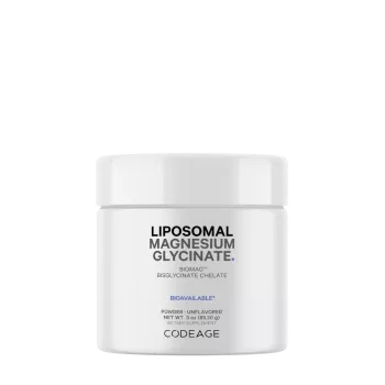 Codeage Liposomal Magnesium Glycinate, Magneziu Bisglicinat Lipozomal - Formula Avansata Pentru Absorbtie Superioara, 85.20 G