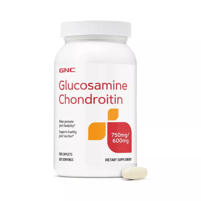 Gnc Glucosamine Chondroitin, Glucozamina Condroitina, Suport Avansat Pentru Sanatatea Articulatiilor, 120 Tb