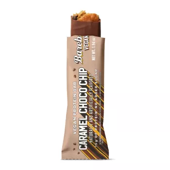 Barebells Vegan Protein Bar With Caramel Choco Chip Flavor, Baton Proteic Vegan Cu Aroma De Caramel Si Chipsuri De Ciocolata, 55 G