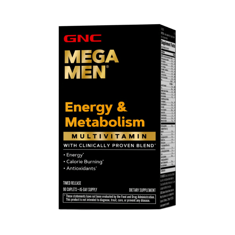 Mega men complex de multivitamine pentru barbati, energie si metabolism (90 tb), GNC Live Well