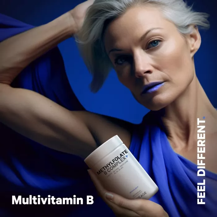 Codeage Methylfolate B Complex, Forma Bioactiva B Complex Pentru Energie, Metabolism Si Sanatate Celulara, 120 Cps