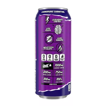 Ghost Energy Drink With Welch's Grape Flavor, Bautura Energizanta Cu Aroma De Struguri Welch’s, 473 Ml