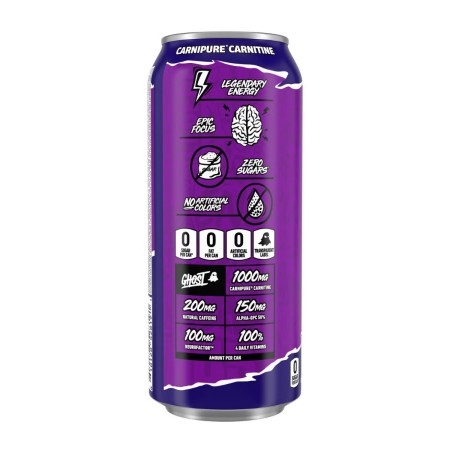 Ghost Energy Drink With Welch's Grape Flavor, Bautura Energizanta Cu Aroma De Struguri Welch’s, 473 Ml