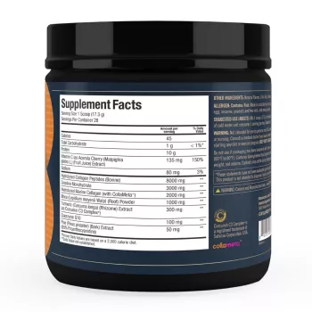 Gr8 Lifestyle Rejuven8 Collagen And Cellular Health With Passion Peach Flavor, Formula Pentru Sanatatea Pielii, Articulatiilor Si Regenerare Celulara, Cu Aroma De Passion Peach, 484.4 G
