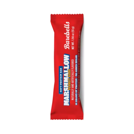 Barebells Soft Protein Bar Marshmallow Peanut Road , Baton Proteic Cu Aroma De Bezele Si Arahide, 55 G