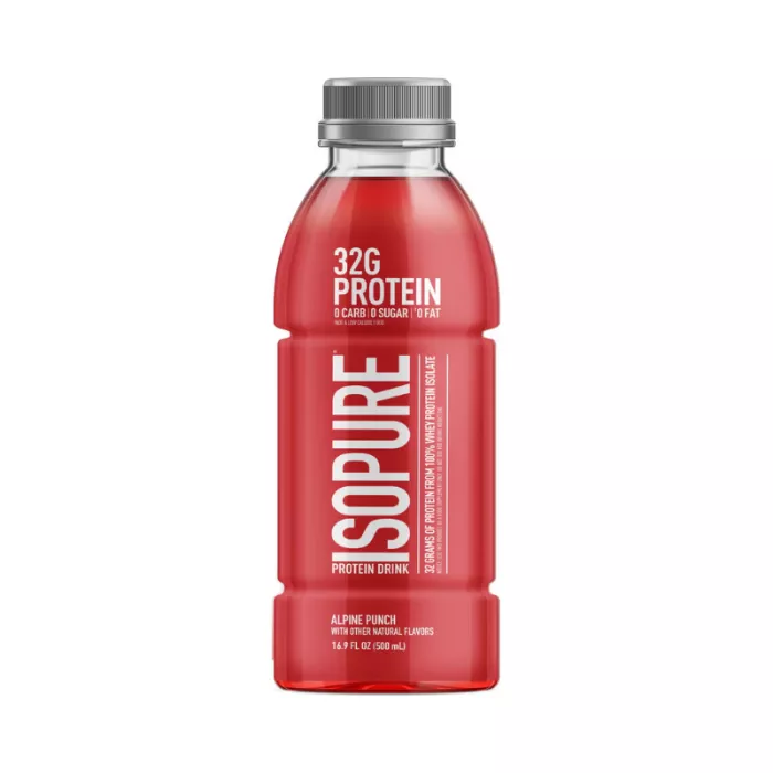 Isopure Protein Drink, Bautura Proteica Cu Aroma De Alpine Punch, 500 Ml