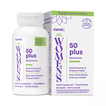 Gnc Women's 50 Plus, Multivitamine Si Minerale Pentru Femei, 60 Cps