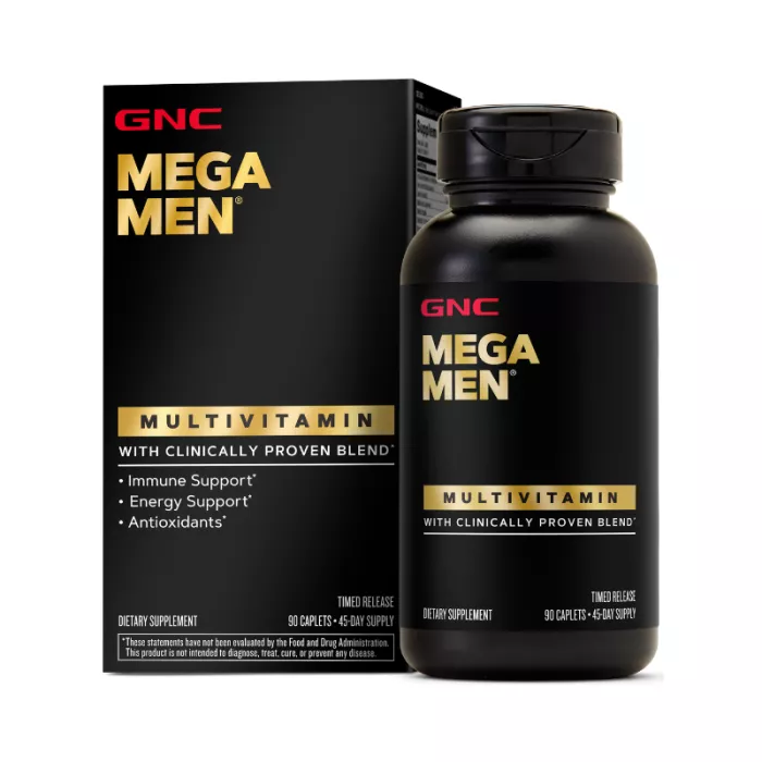 Gnc Mega Men, Complex De Multivitamine Pentru Barbati, 90 Tb