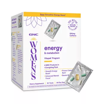 Gnc Women's Vitapak Program Energy And Metabolism, Complex De Multivitamine Pentru Femei, Energie Si Metabolism, 30 Pachetele