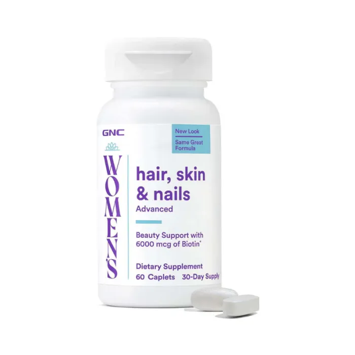Gnc Women’s Hair, Skin & Nails Advanced, Formula Avansata Pentru Sanatatea Parului, Pielii Si A Unghiilor, 60 Tb