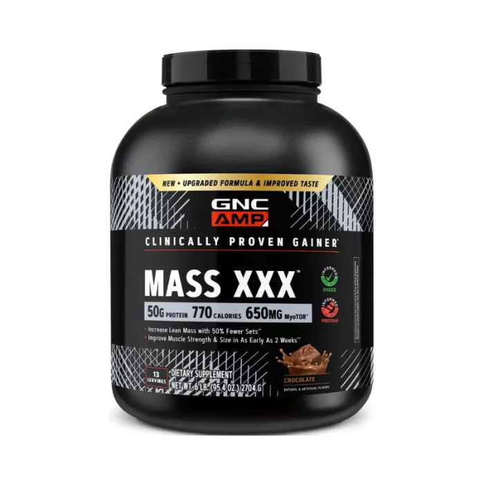 Gnc Amp Mass, Gainer Proteic Cu Aroma De Ciocolata, 2704 G