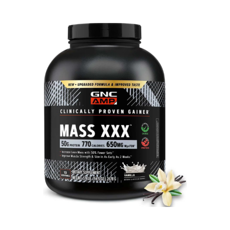 Gnc Amp Mass, Gainer Proteic Cu Aroma De Vanilie, 2678 G