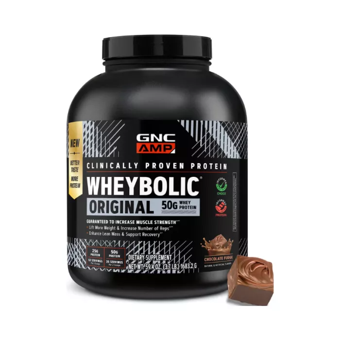 Gnc Amp New Wheybolic, Proteina Din Zer, Studiata Clinic, Cu Aroma De Ciocolata, 1683.20 G
