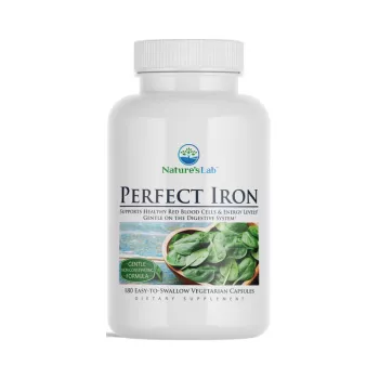 Nature's Lab Perfect Iron, Fier Bisglicinat, 180 Cps