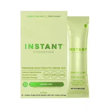 Instant Hydration, Premium Electrolyte Drink Mix, Electroliti Cu Aroma De Lamaie Si Lime, 1 Plic, 7,3 G