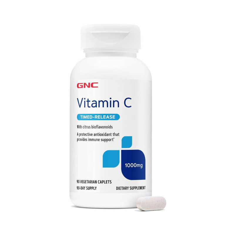 Gnc Vitamina C 1000 Mg Cu Bioflavonoide Si Eliberare Prelungita, 90 Tb