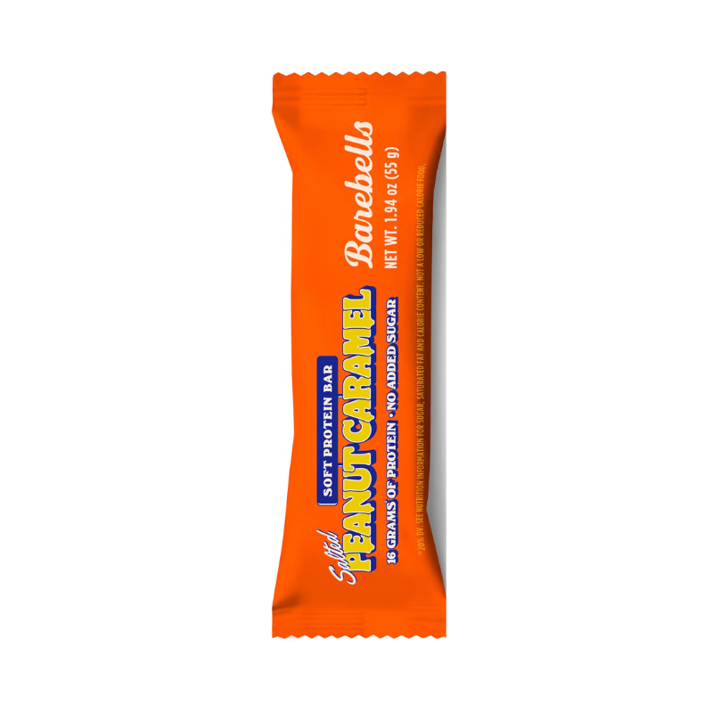 Barebells Soft Salted Peanut Caramel, Baton Proteic Cu Arahide Si Aroma De Caramel Sarat, 55 G
