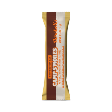 Barebells Protein Bar, With Camp S'mores Flavor, Baton Proteic Cu Aroma De Bezea Caramelizata, 55 G
