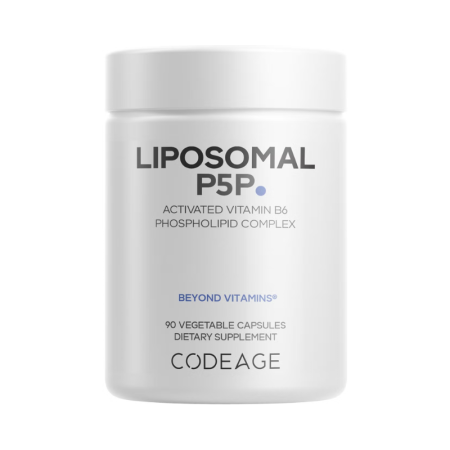 Codeage Liposomal P5p, Vitamina B6 Lipozomala Piridoxal-5-fosfat, 90 Cps
