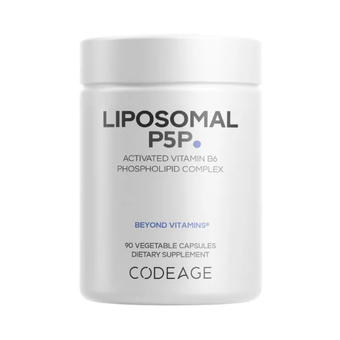 Codeage Liposomal P5p, Vitamina B6 Lipozomala Piridoxal-5-fosfat, 90 Cps