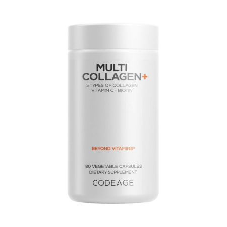 Codeage Multi Collagen+ , Formula Premium Cu 5 Tipuri De Colagen Hidrolizat, 180 Cps