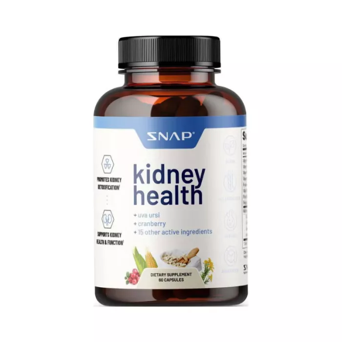 Snap Supplements, Kidney Health, Formula Avansata Pentru Sustinerea Functiei Renale, 60 Cps