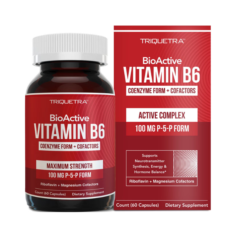 Triquetravitamin B6 Coenzyme Form + Cofactors,  Vitamina B6 Forma Coenzimatica + Cofactori, 60 Cps