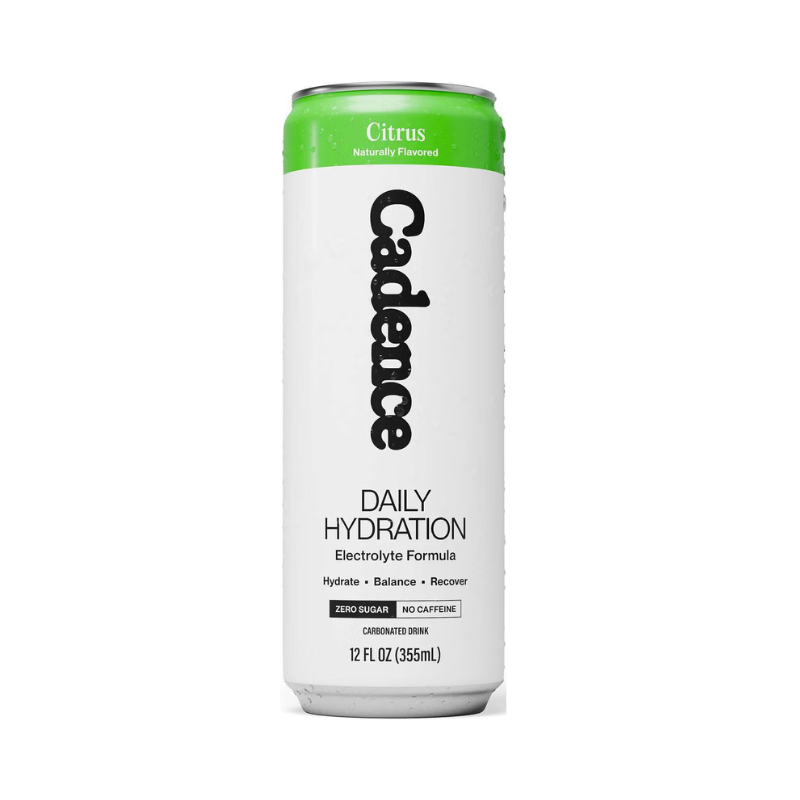 Cadence Daily Hydration Citrus, Bautura Carbogazoasa Cu Electroliti Cu Aroma De Citrice, 355 Ml