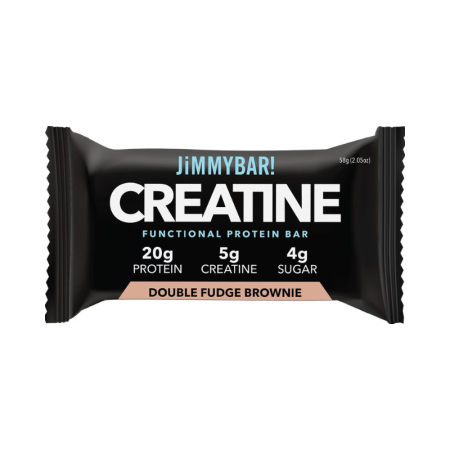 Jimmybar! Baton Proteic Cu Creatina, Aroma De Brownie Extra Ciocolata, 58 G