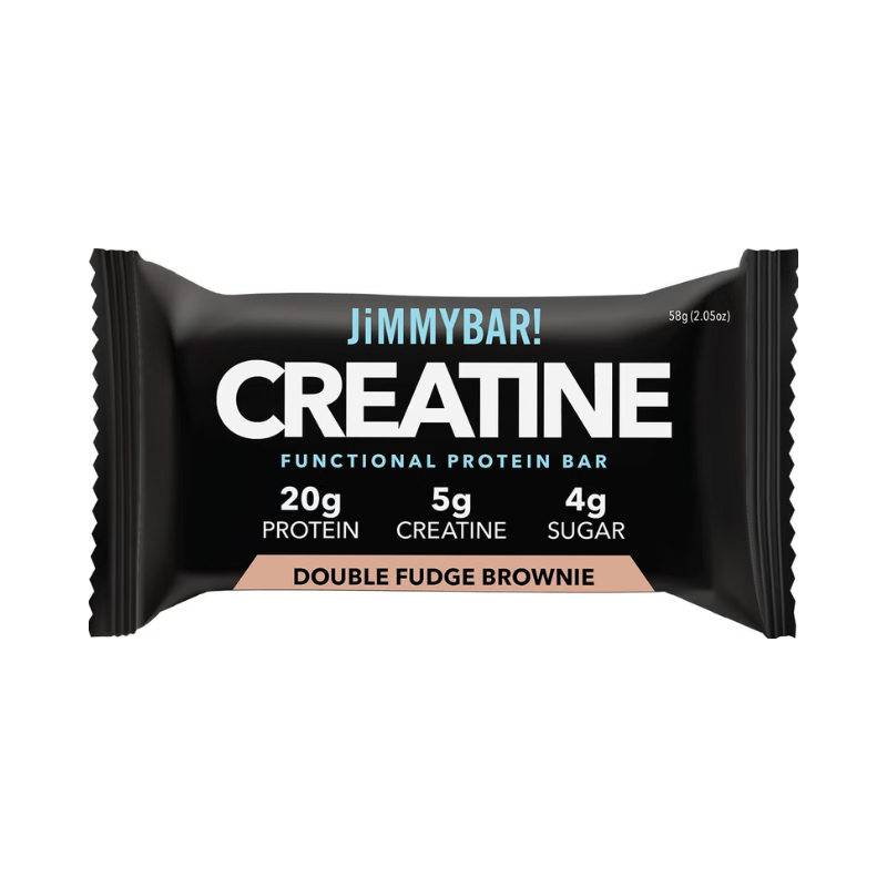 Jimmybar! Baton Proteic Cu Creatina, Aroma De Brownie Extra Ciocolata, 58 G