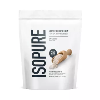 Isopure Zero Carb Protein Powder, Proteina Izolata Din Zer, Fara Aroma, 454 G