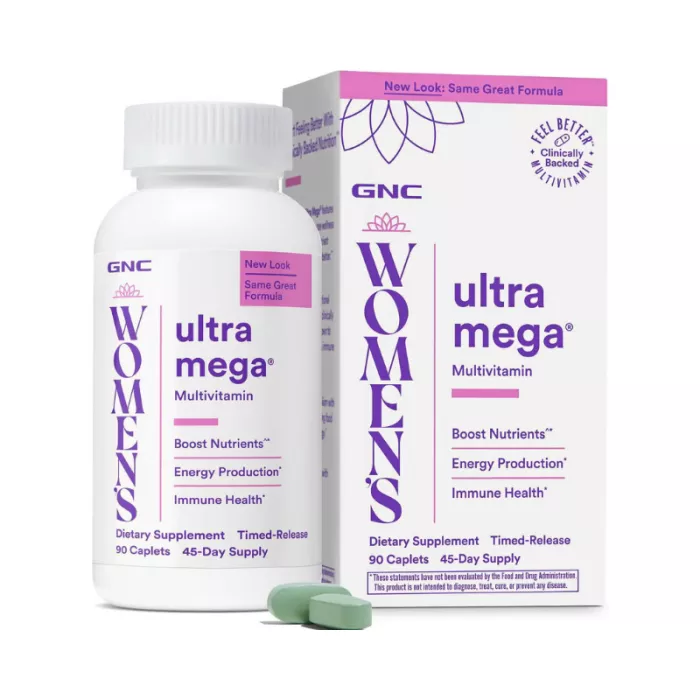 Gnc Women's Ultra Mega Multivitamine Pentru Femei, 90 Tb