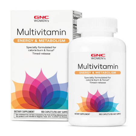 Gnc Women's Ultra Mega Energy & Metabolism, Complex De Multivitamine Pentru Femei, 180 Tb