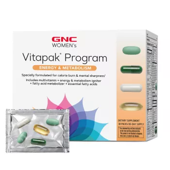 Women's Vitapak complex de multivitamine pentru femei, energie si metabolism (30 Pachetele), GNC Live Well Women's Vitapak complex de multivitamine pentru femei, energie si metabolism (30 Pachetele), GNC Live Well