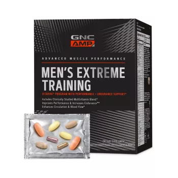 Gnc Amp Men's Extreme Training, Program Vitapak Pentru Performanta Si Anduranta, 30 Pachete