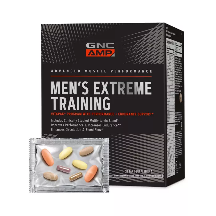 Gnc Amp Men's Extreme Training, Program Vitapak Pentru Performanta Si Anduranta, 30 Pachete Gnc Amp Men's Extreme Training, Program Vitapak Pentru Performanta Si Anduranta, 30 Pachete
