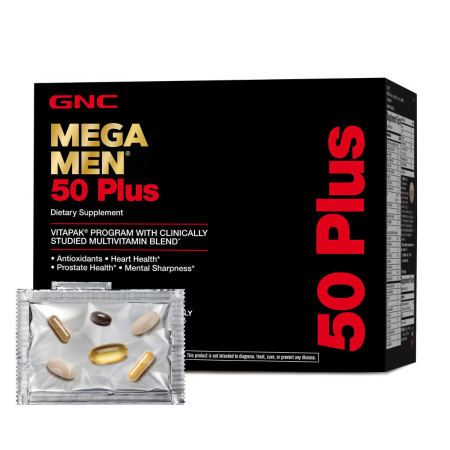 Complex de multivitamine pentru barbati 50 plus (30 pachetele), GNC Live Well
