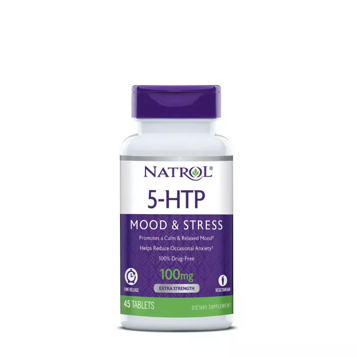 Natrol 5-htp 100 Mg Mood &stress, Eliberare Prelungita, Sprijin Natural Pentru Relaxare Si Somn, 45 Tb Natrol 5-htp 100 Mg Mood &stress, Eliberare Prelungita, Sprijin Natural Pentru Relaxare Si Somn, 45 Tb