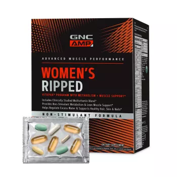 Gnc Amp Women’s Ripped Vitapak Program Non-stimulant, 30 Pachetele