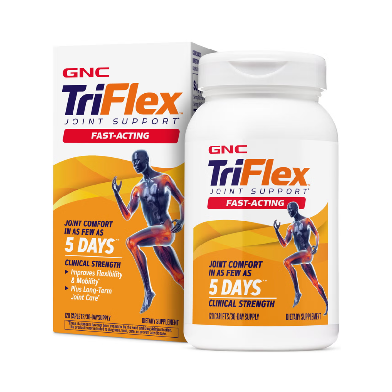 Triflex Fast-acting, apresflex studiat clinic, formula premium pentru sanatatea articulatiilor (120 Tb), GNC Live Well