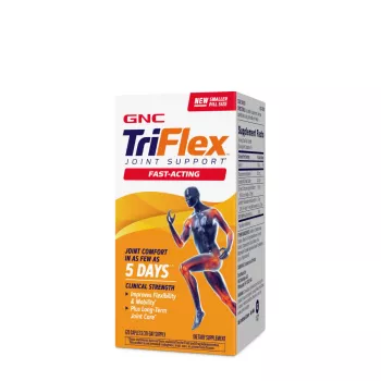 Triflex Fast-acting, apresflex studiat clinic, formula premium pentru sanatatea articulatiilor (120 Tb), GNC Live Well
