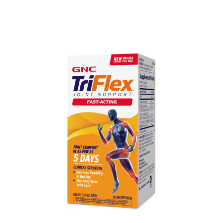 Triflex Fast-acting, apresflex studiat clinic, formula premium pentru sanatatea articulatiilor (120 Tb), GNC Live Well