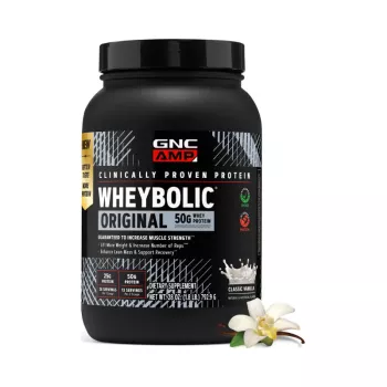 Gnc Amp New Wheybolic, Proteina Din Zer, Studiata Clinic, Cu Aroma De Vanilie, 792,9 G