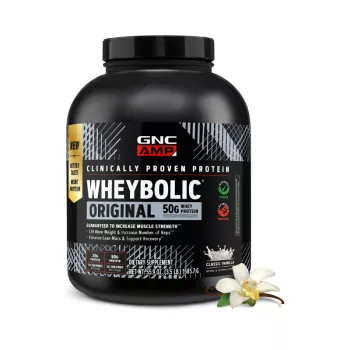 Gnc Amp New Wheybolic, Proteina Din Zer, Studiata Clinic, Cu Aroma De Vanilie, 1585,7 G
