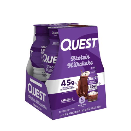 Quest Protein Milkshake Rtd, Milkshake Proteic Cu Aroma De Ciocolata, 414 Ml