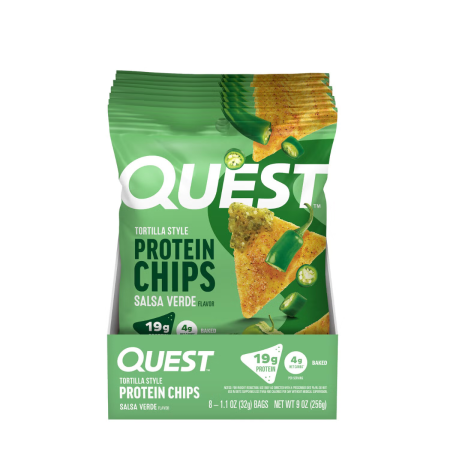 Quest Tortilla Style Protein Chips, Chipsuri Proteice Cu Aroma De Salsa, 32 G