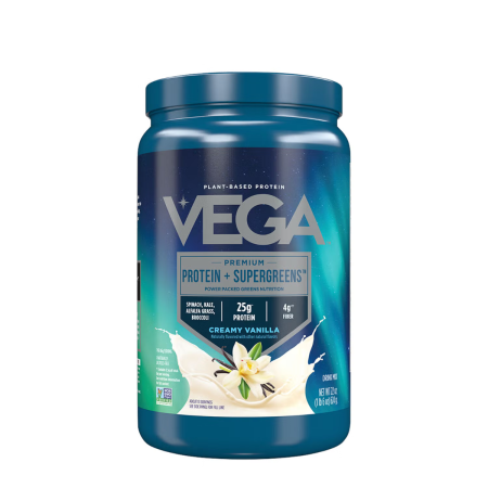 Proteina vegetala cu aroma de vanilie (624 g), GNC Live Well
