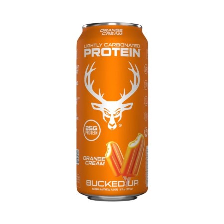 Bucked Up Lightly Carbonated Protein Rtd, Bautura Proteica Usor Carbogazoasa Cu Aroma De Portocala, 473 Ml